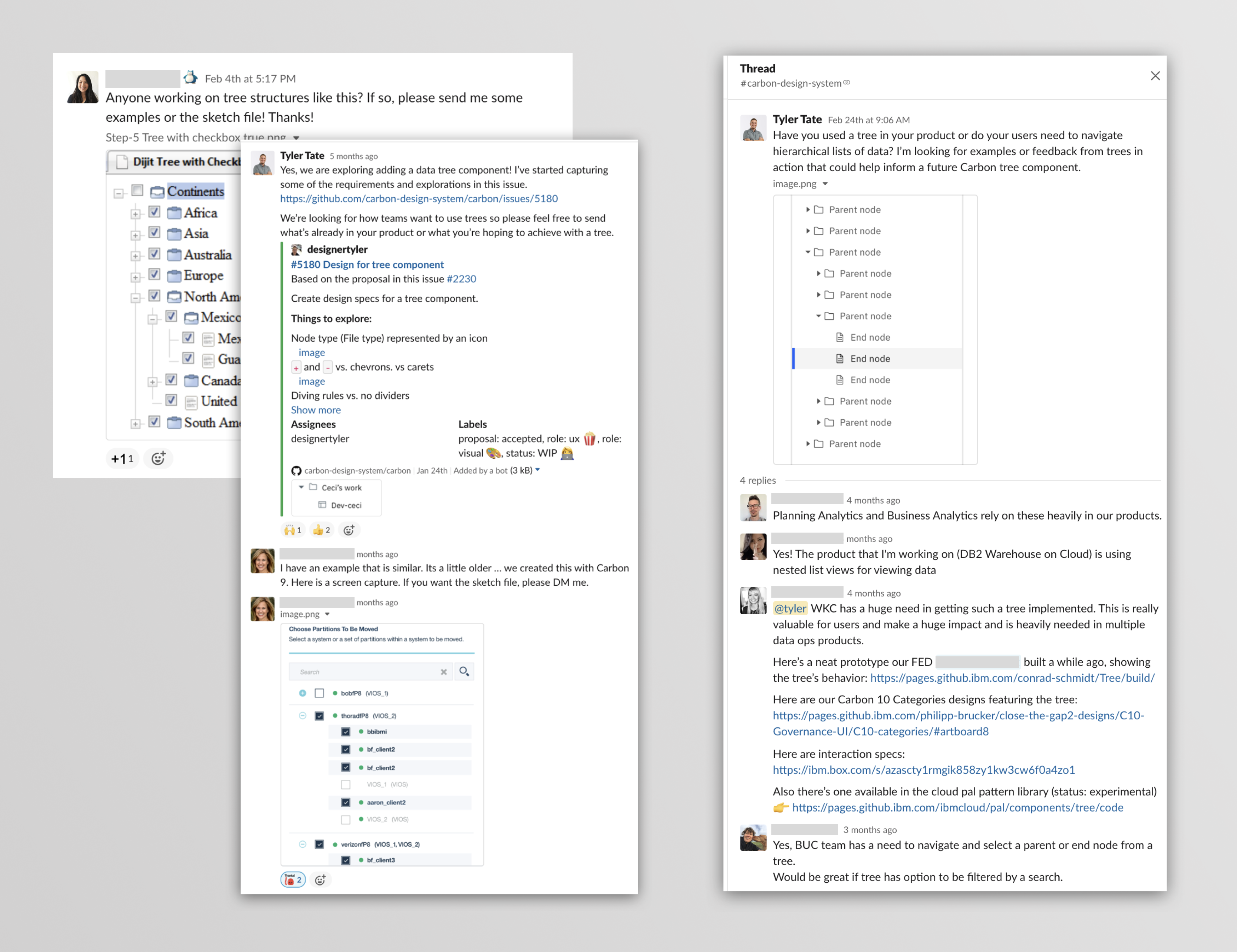 Tree View interaction and states